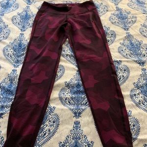 Old Navy Purple Camouflage  workout leggings